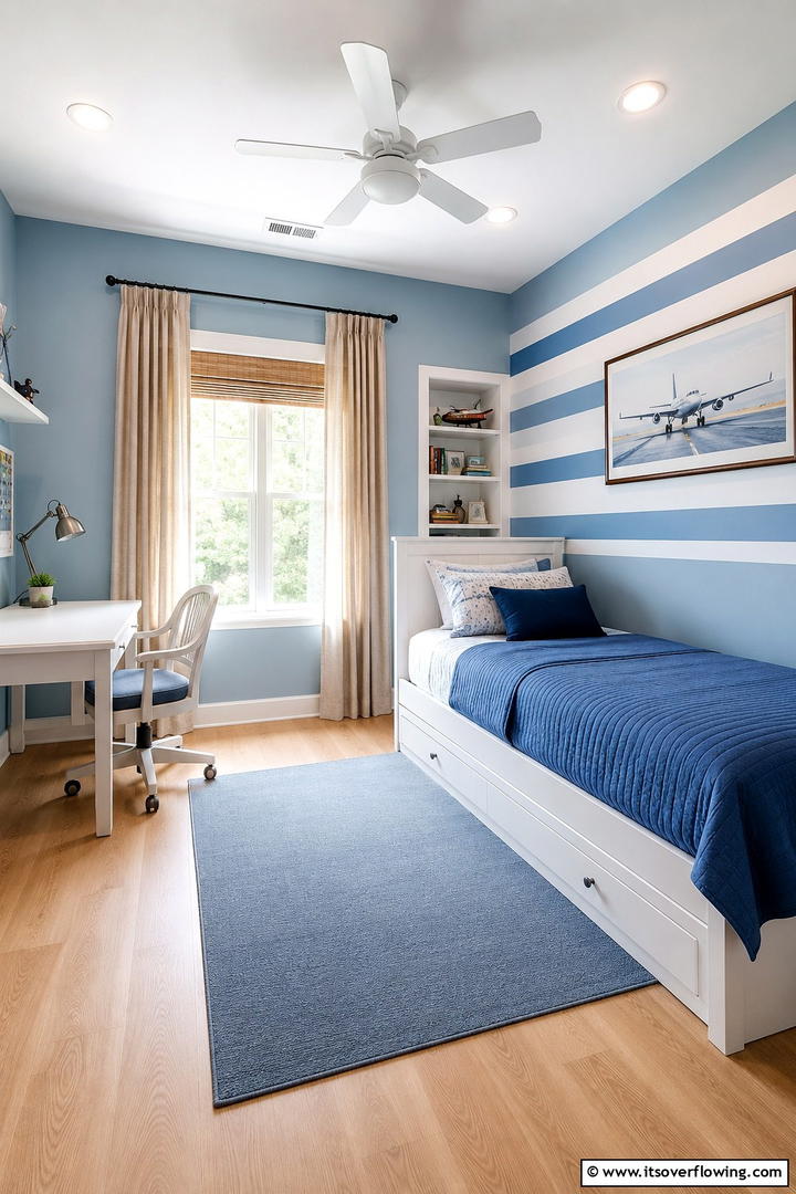 Deep Forest Green for Adventure - 25 Boys Room Paint Ideas for Fun and Creativity