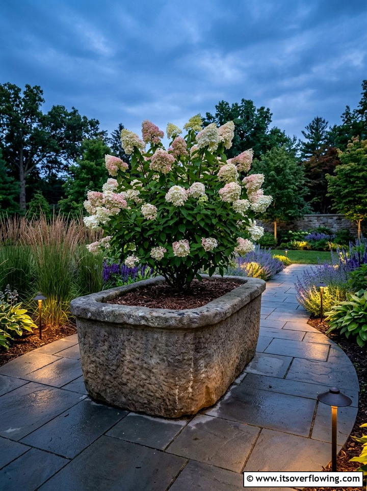 Deep garden planter - 25 garden ideas with hypertufa planters