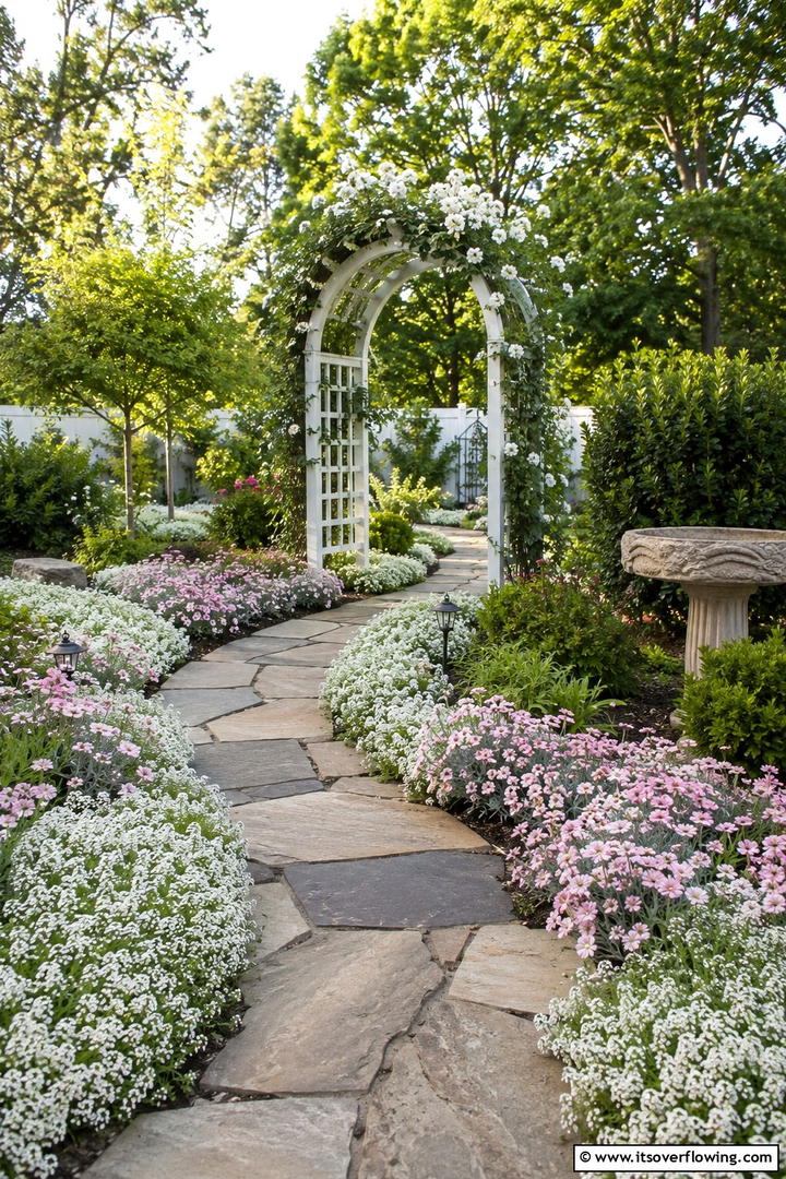 Delicate Fragrant Display - 30 Perennial Flower Bed Ideas for Year-Round Blooms