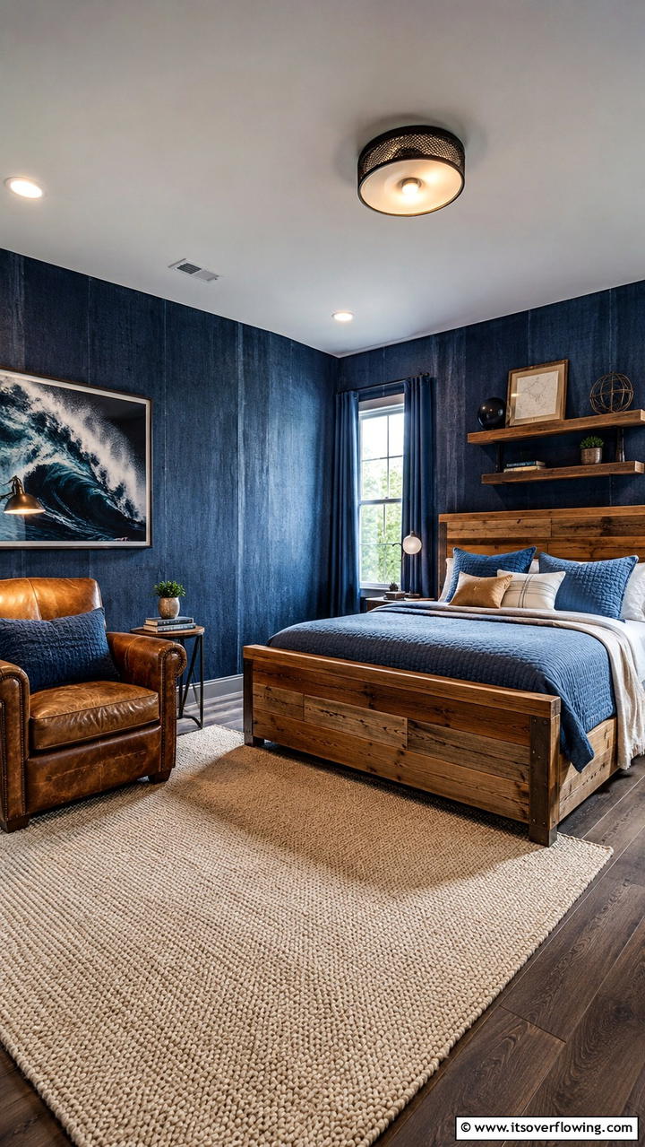 Denim Blue for a Casual Vibe - 25 Boys Room Paint Ideas for Fun and Creativity