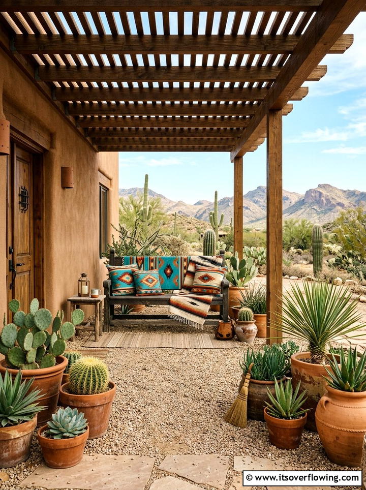 Desert Landscape Porch - 25 front porch ideas for year round style