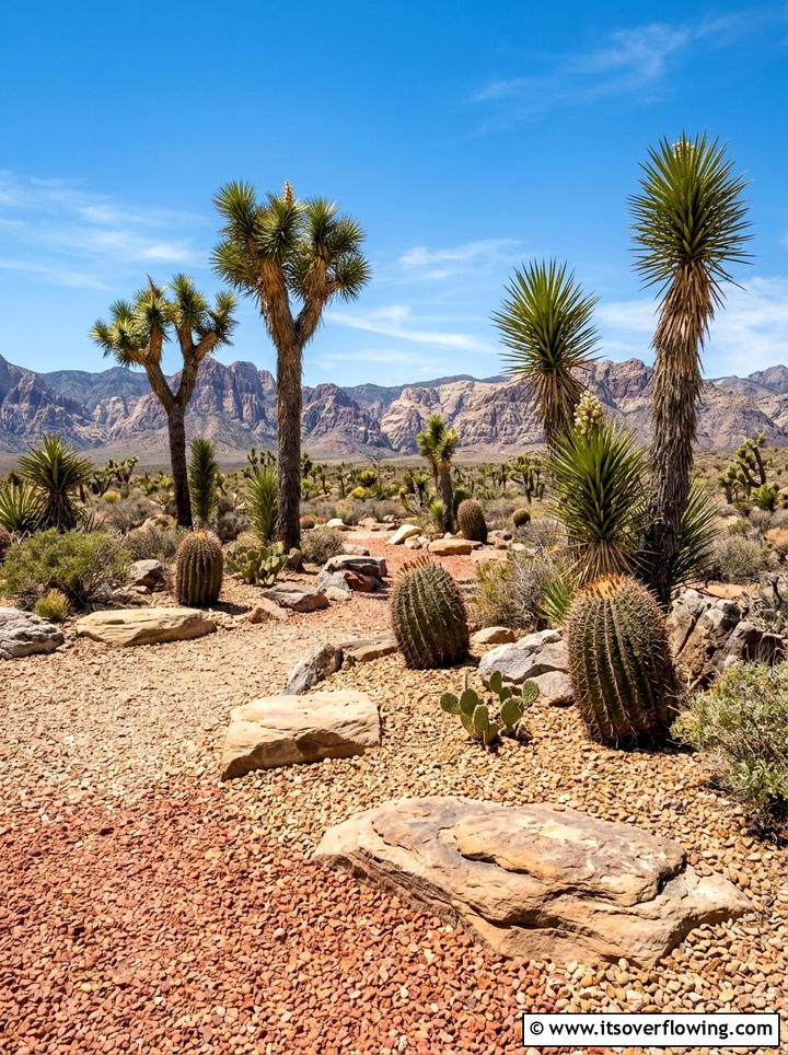Desert Landscape With Gravel - 25 backyard decorating ideas with gravel zones