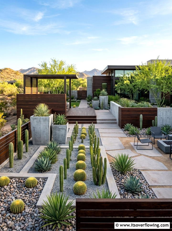 Desert Modern Garden - 25 garden ideas for dry climate