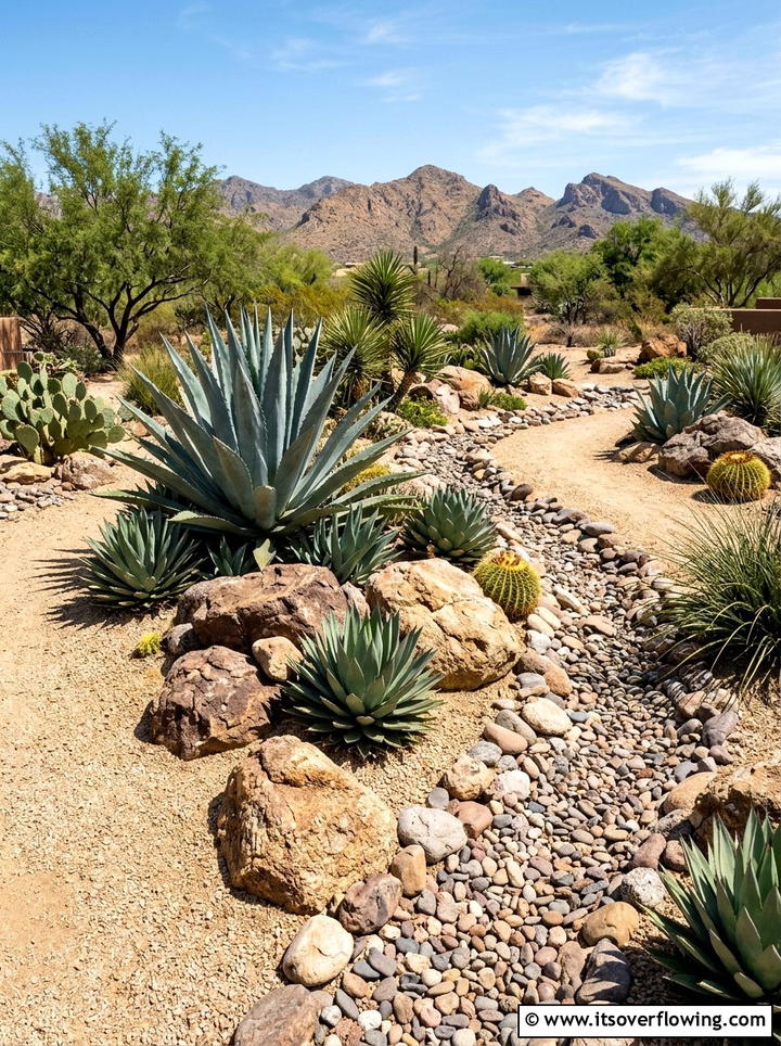 Desert Rock Garden - 25 backyard ideas for large yards