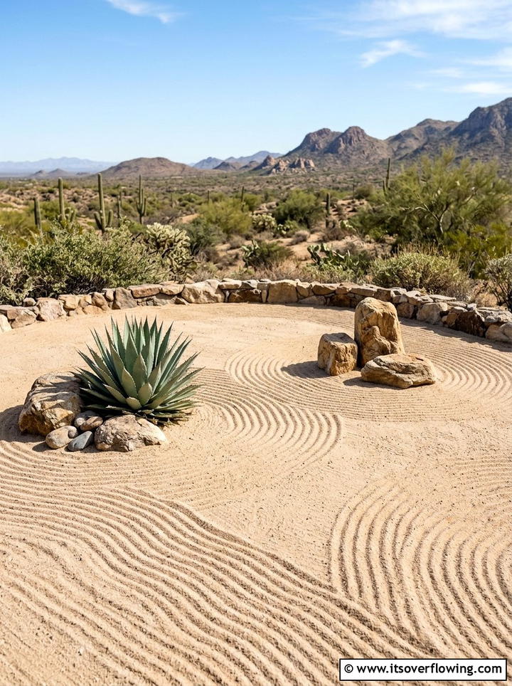Desert Zen Garden - 25 backyard ideas with desert landscape