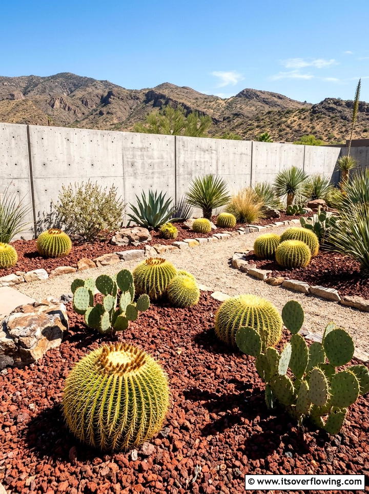 Desert landscape garden - 25 small garden ideas for full sun
