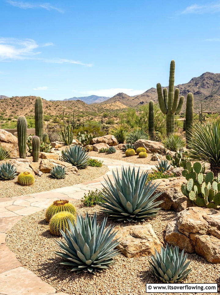 Desert landscape xeriscaping - 25 garden design ideas for backyard spaces