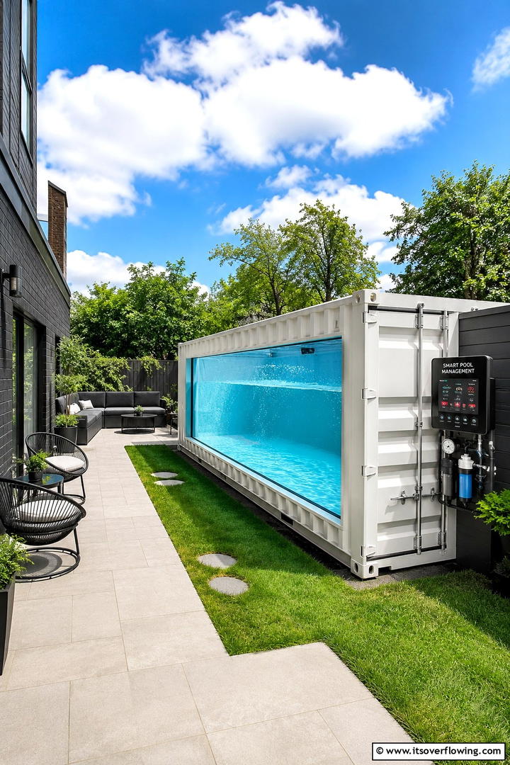 Designer Container Oasis - 30 Shipping Container Pool Ideas for Modern Backyards