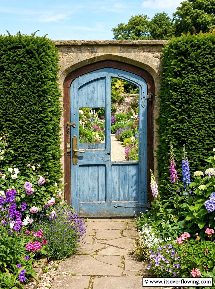 Dining table garden focal point - 25 recycled garden ideas with old furniture