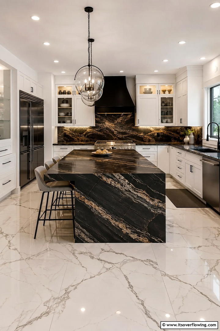 Distinctive Style Beyond Tradition - 30 Quartz Kitchen Countertops for Modern & Durable Surfaces