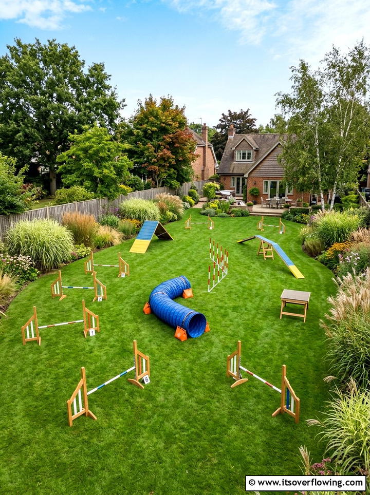 Dog Agility Course Equipment - 25 backyard decorating ideas with pet friendly setup