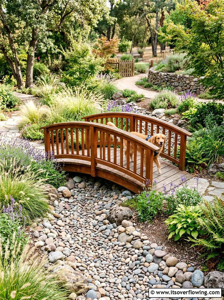 Dog Garden Bridge - 25 backyard ideas for dogs