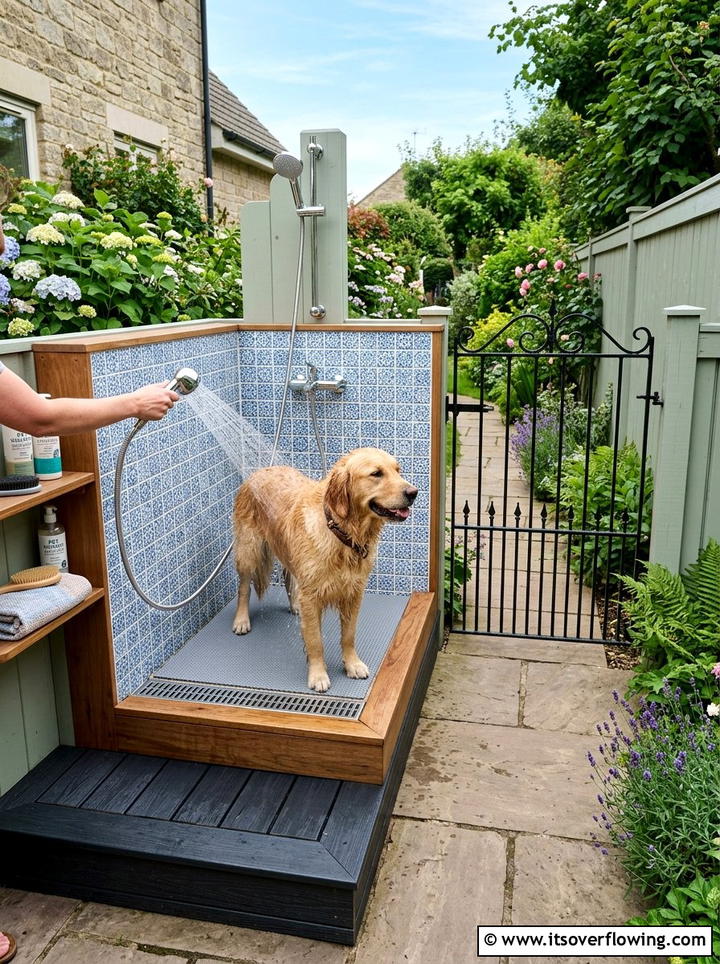 Dog Wash Station - 25 garden design ideas for pet friendly yards