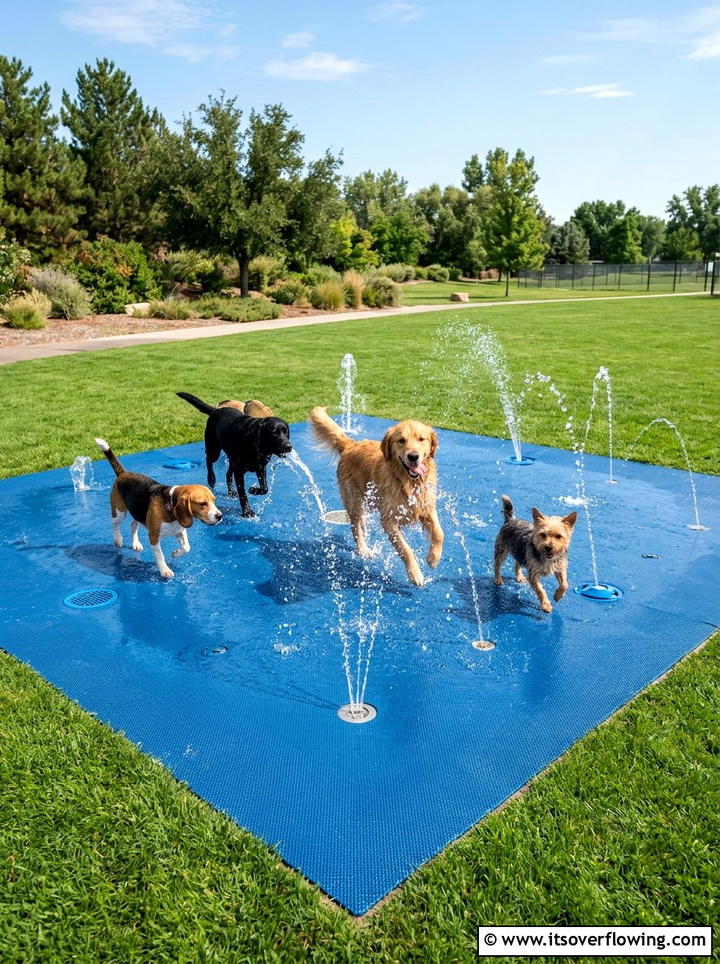 Dog splash pad - 25 garden ideas for pets