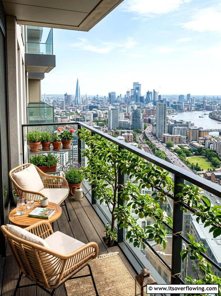 Drape espalier on balcony - 25 creative garden ideas with espalier trees