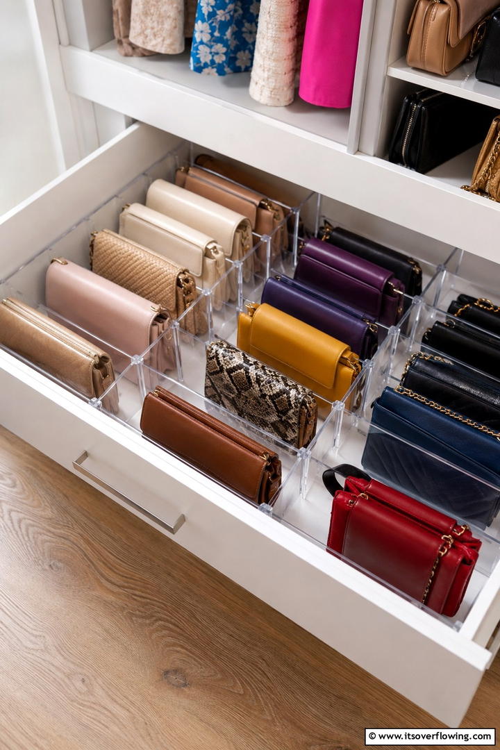 Drawer Dividers for Purses - 30 Efficient Pots and Pans Storage Ideas for a Tidy Kitchen