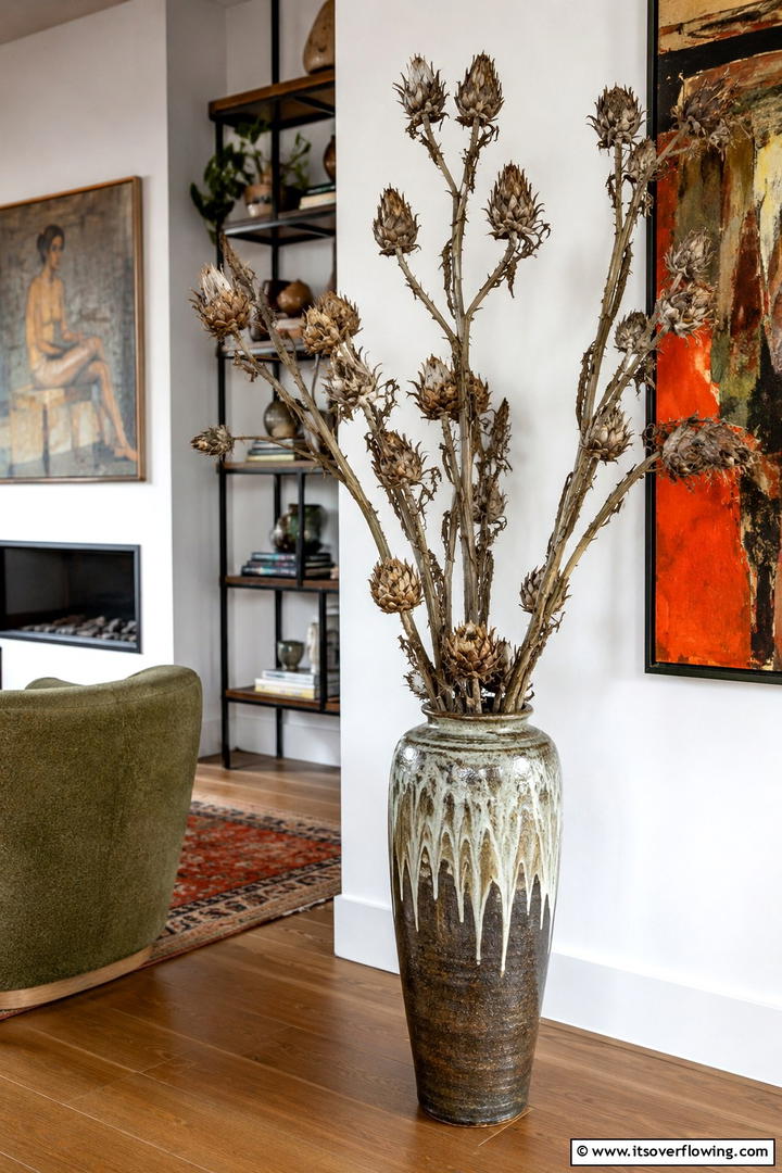 Dried Artichoke Stems - 50 Fall Decor Trends 2025 to Inspire Seasonal Style