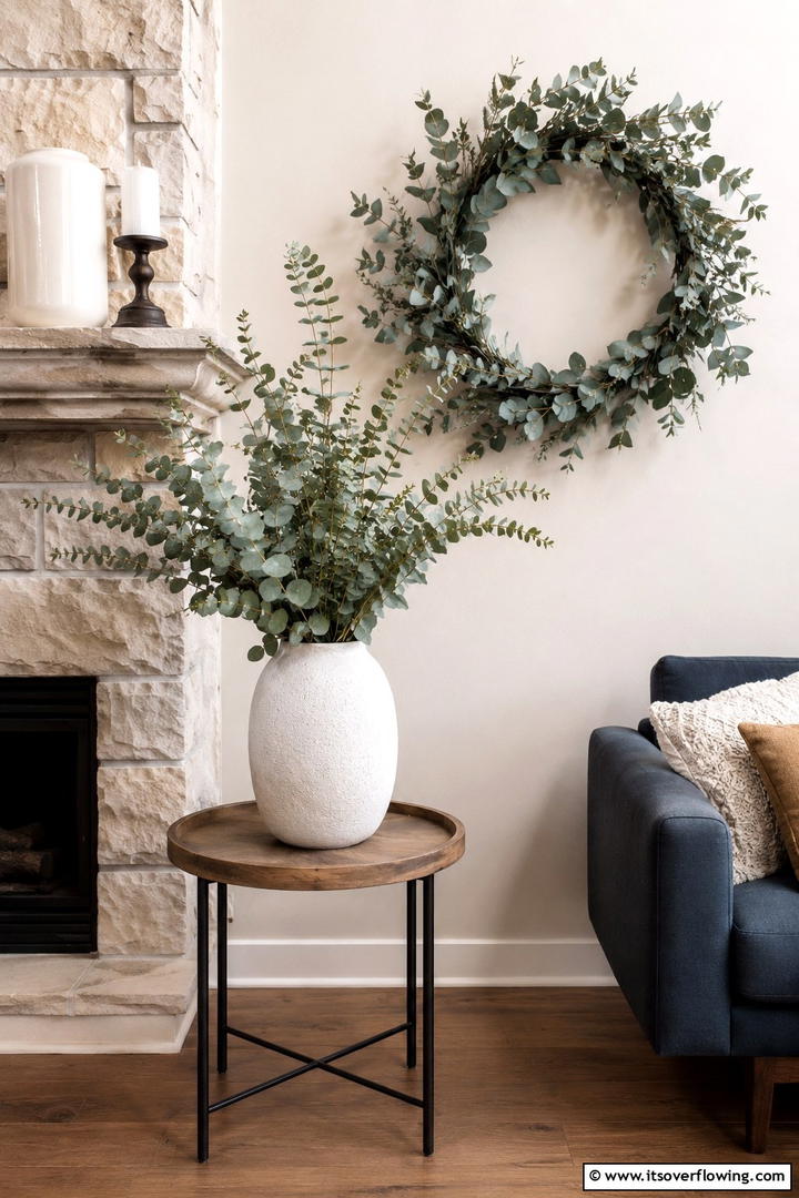 Dried Eucalyptus Arrangements - 50 Fall Decor Trends 2025 to Inspire Seasonal Style