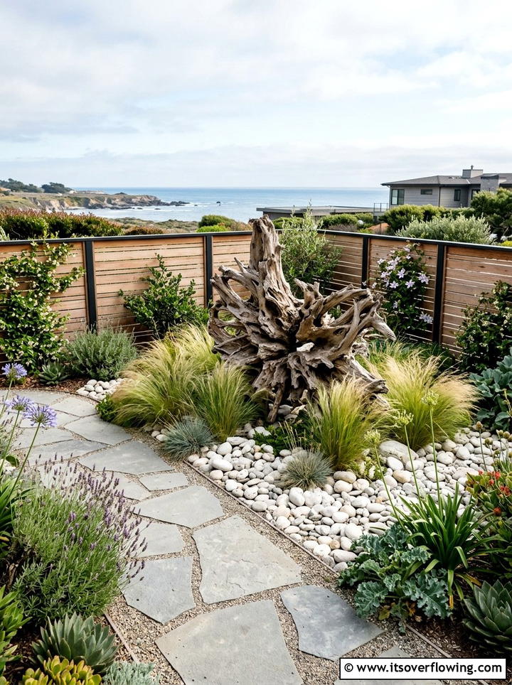 Driftwood Garden Art - 25 garden decor ideas on a budget