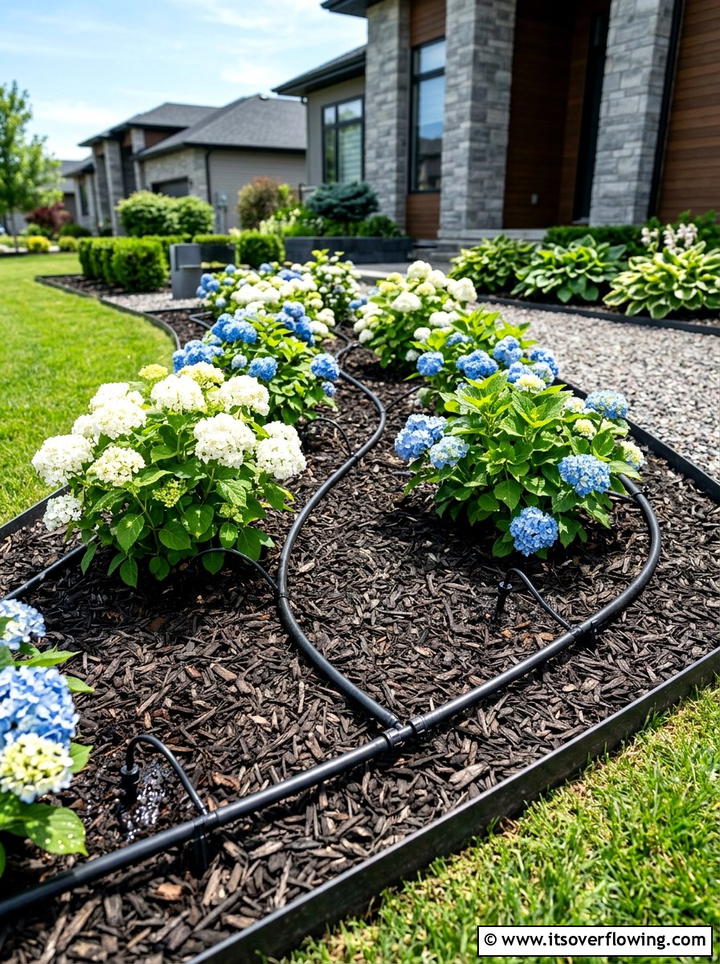 Drip Irrigation Layout - 25 creative garden ideas with sustainable landscaping