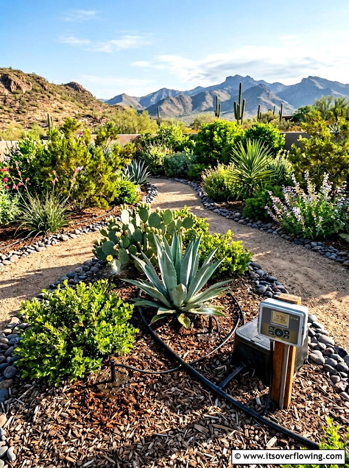 Drip irrigation garden - 25 creative garden ideas with drought proof landscaping