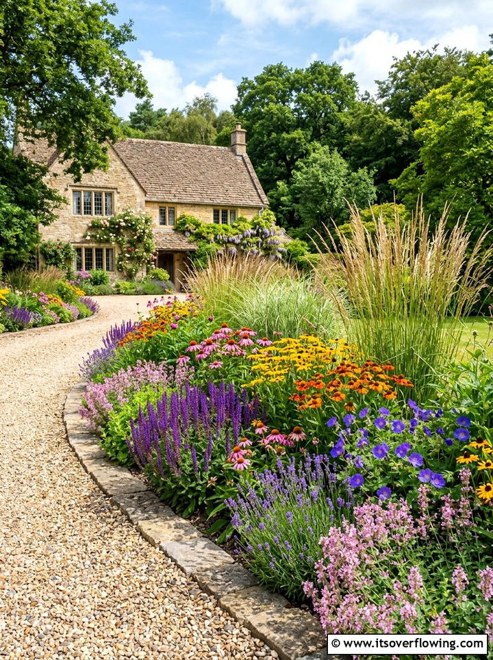 Driveway border planting - 25 garden design ideas for driveways