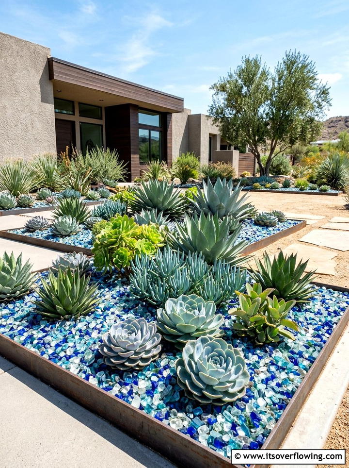 Drought Tolerant Succulent Garden - 25 garden design ideas for entryways