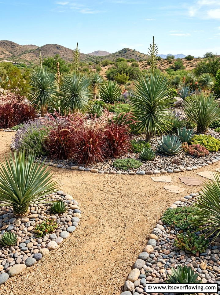 Drought Tolerant Xeriscape - 25 backyard ideas with no grass