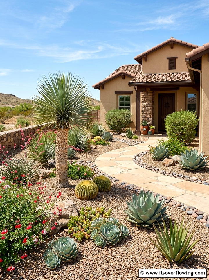 Drought Tolerant Xeriscaping - 25 creative garden ideas with high impact curb appeal