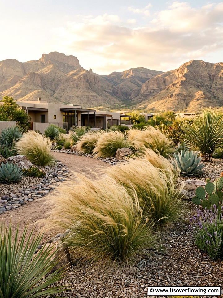 Drought tolerant ornamental grass - 25 garden ideas for desert style