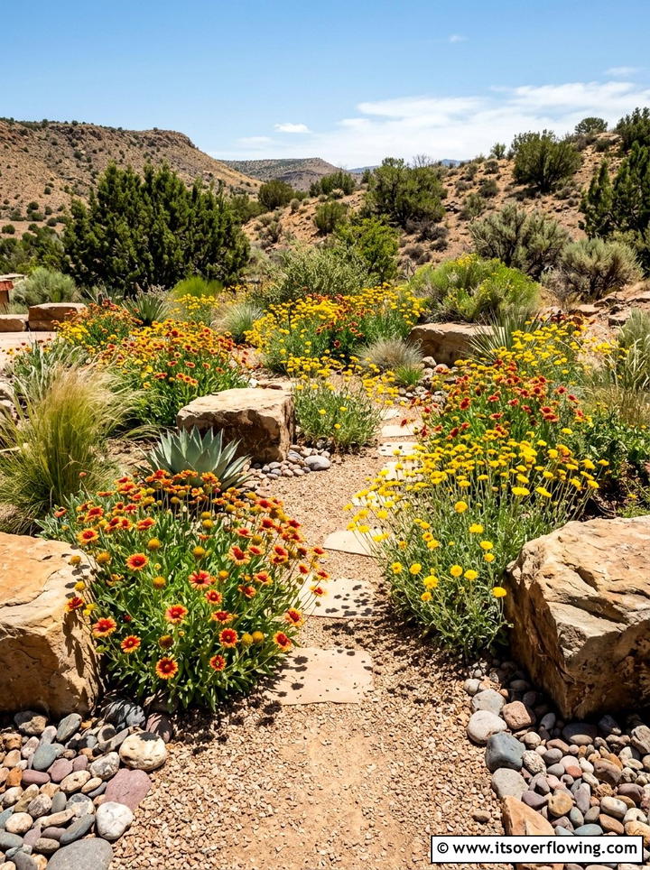 Drought tolerant wildflower garden - 25 creative garden ideas with native wildflowers
