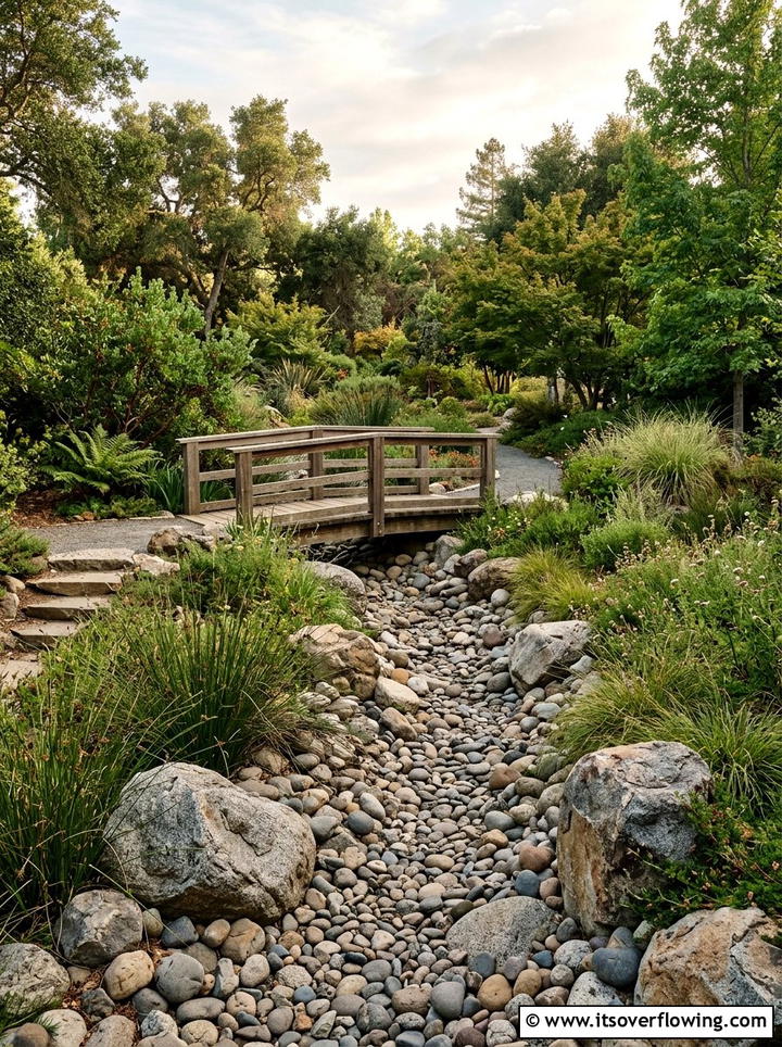 Dry Creek Bed - 25 garden ideas with native plants