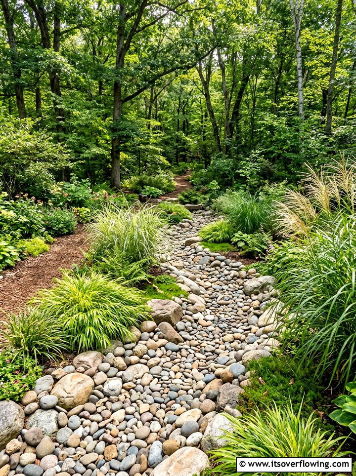 Dry Creek Bed Landscaping - 25 garden ideas for side yards
