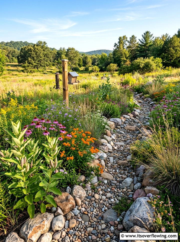 Dry Creek Bed Native Plants - 25 creative garden ideas with dry creek beds