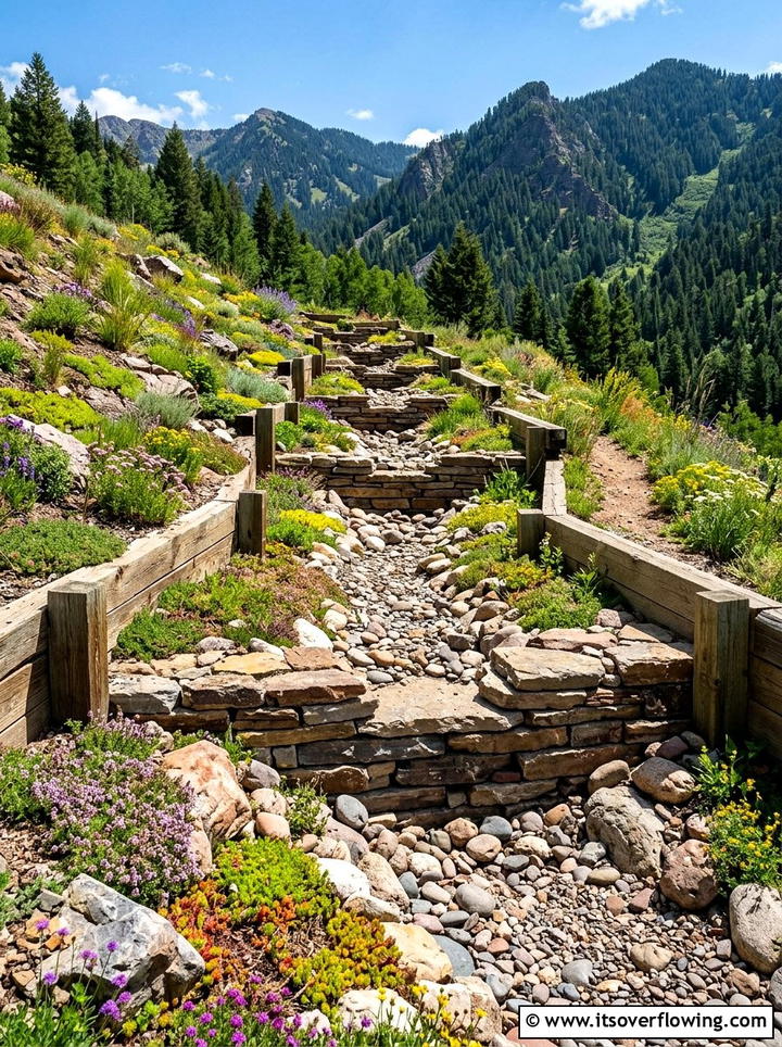 Dry Creek Bed On A Slope - 25 backyard ideas with dry creek bed