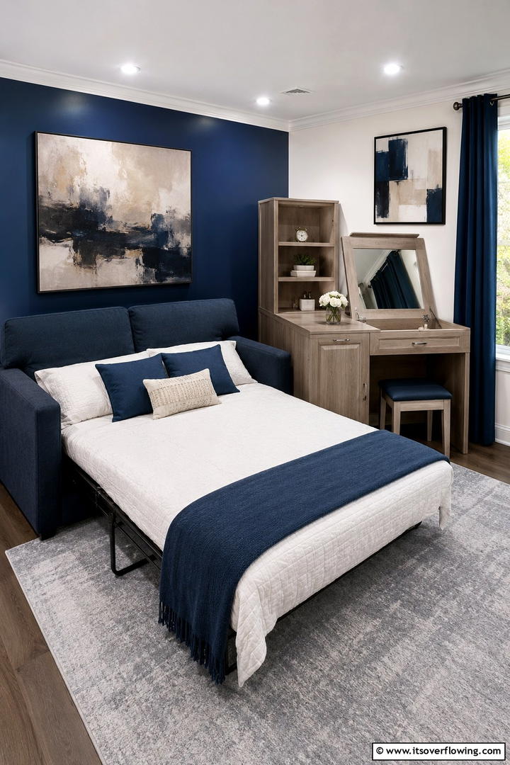Dual Purpose Furniture for Space Saving - 30 Space-Saving Small Guest Bedroom Ideas for Cozy Comfort