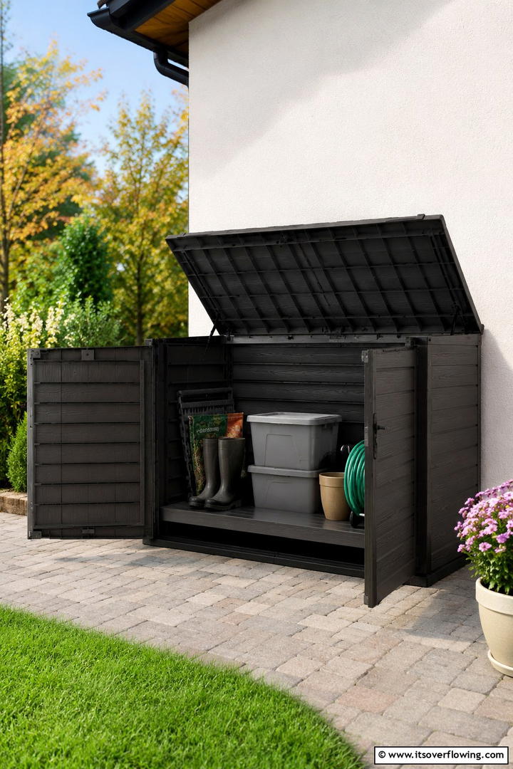 Durable Weatherproof Sheds - 30 Outdoor Toy Storage Ideas to Keep Your Yard Clutter-Free