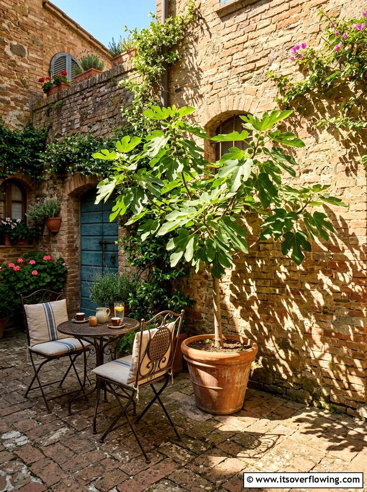 Dwarf Fig Tree - 25 small garden ideas with dwarf trees