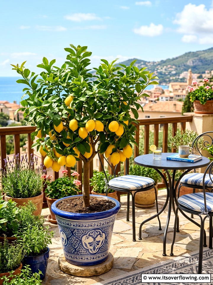 Dwarf Fruit Tree - 25 creative garden ideas for patios