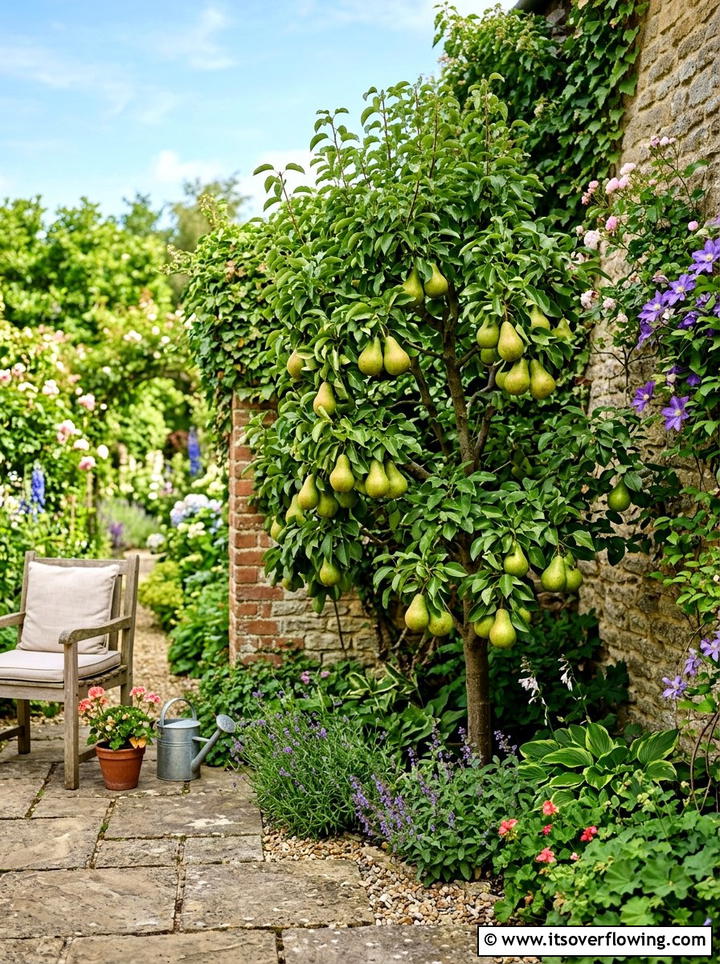 Dwarf Pear Tree - 25 creative garden ideas with patio fruit trees