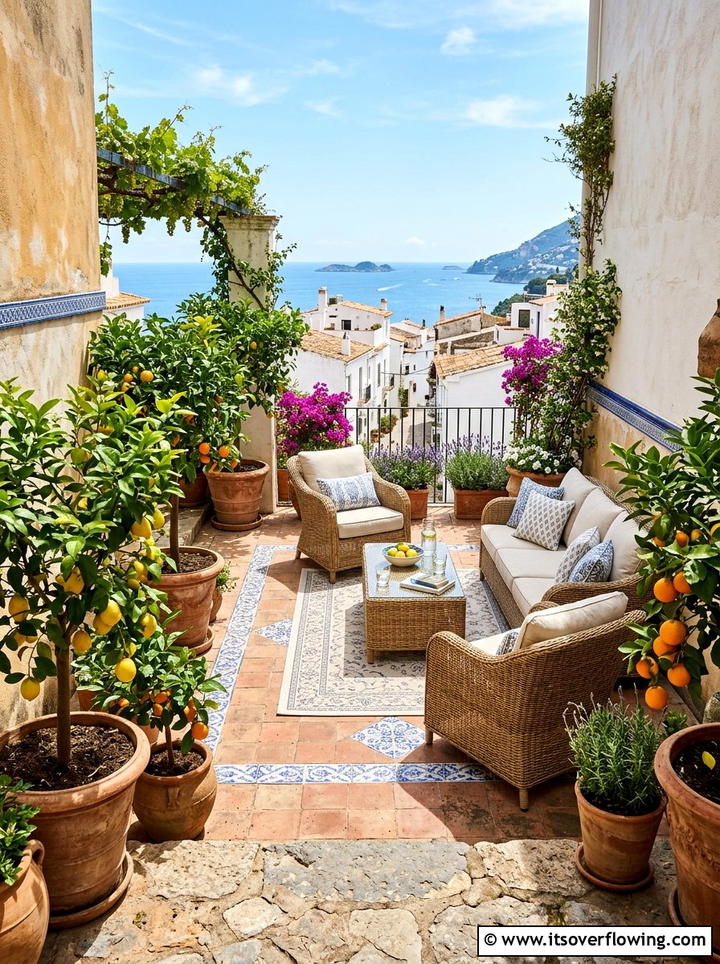 Dwarf citrus tree in pots - 25 garden ideas with fruit trees