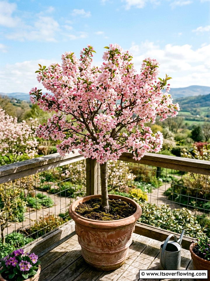 Dwarf fruit trees for blossom - 25 small garden ideas for year round color
