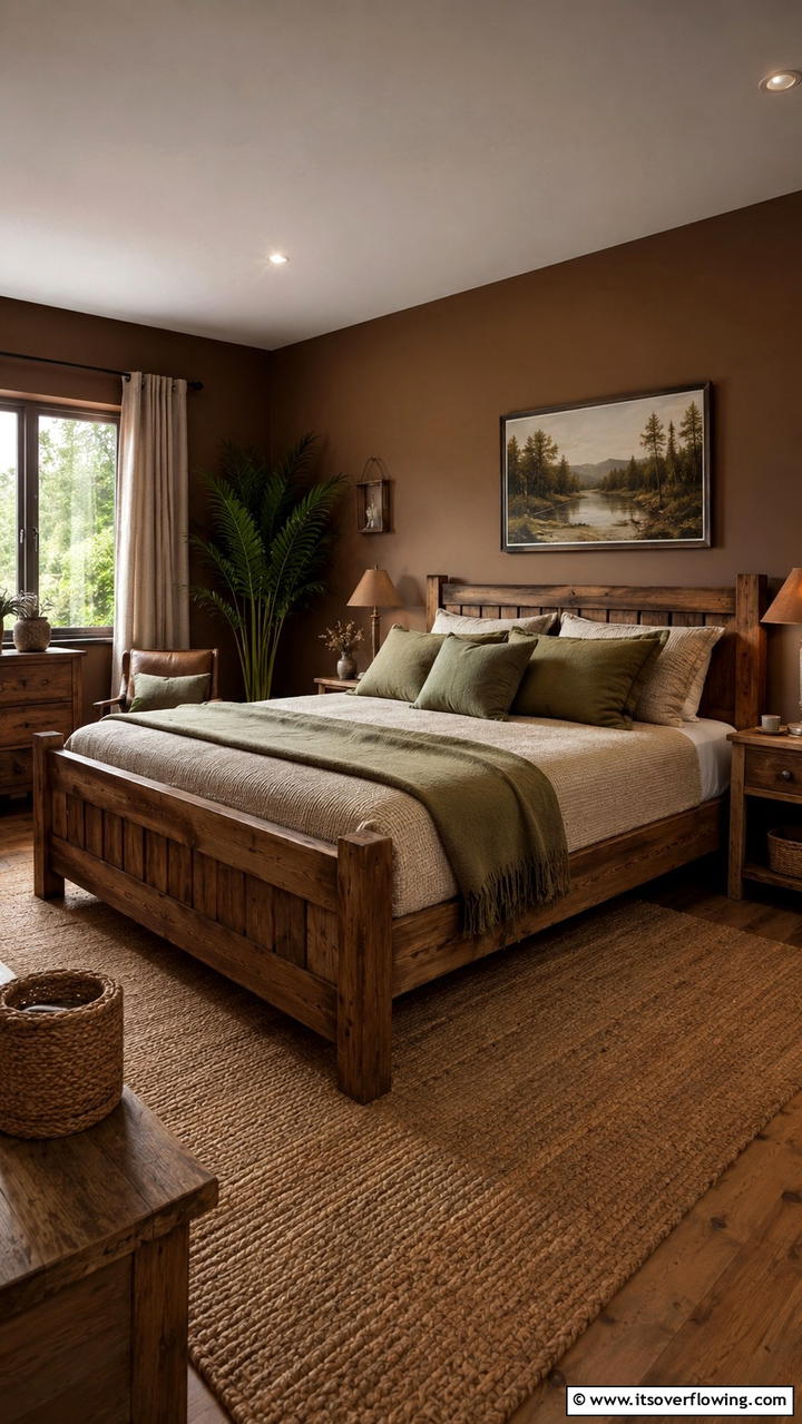 Earthy Brown with Natural Tones - 25 Boys Room Paint Ideas for Fun and Creativity