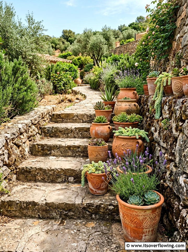 Eclectic Terra Cotta Pot - 25 garden ideas for boho style