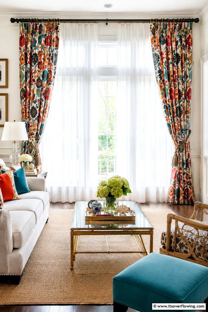 Eclectic Window Treatments - 25 Eclectic Living Room Ideas for a Unique and Vibrant Space