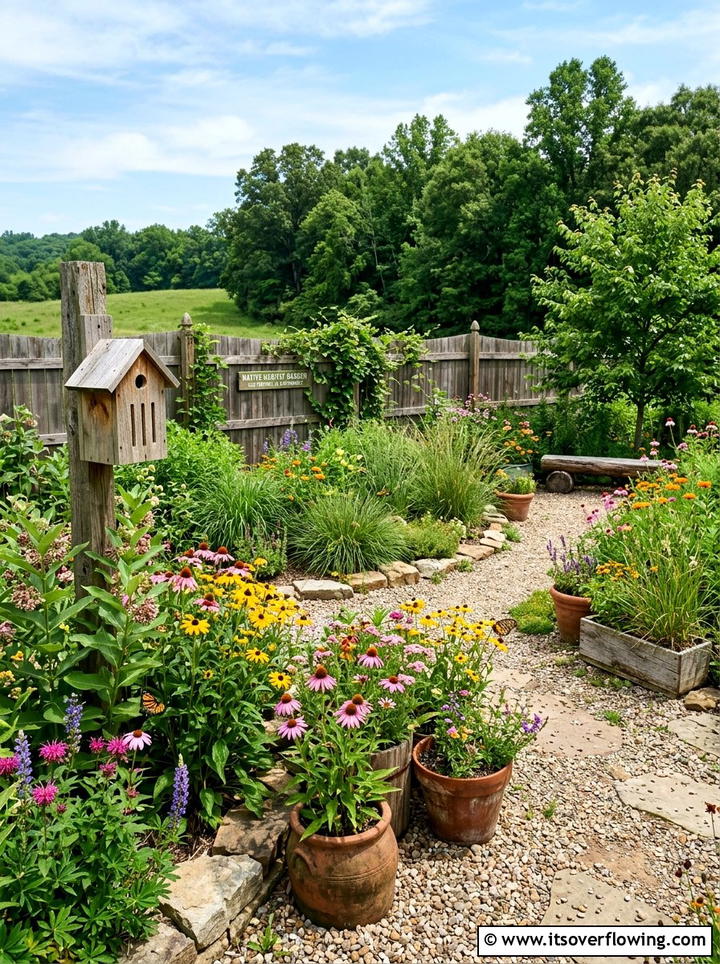 Eco Friendly Native Garden - 25 backyard ideas for rental homes