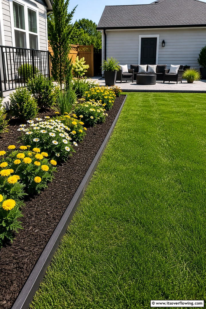 Eco Friendly Recycled Plastic Edging - 30 Modern Garden Edging Ideas to Define Your Outdoor Space
