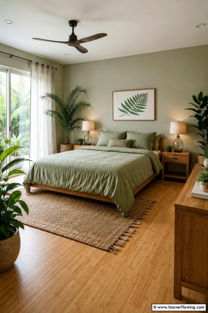 Eco Friendly Sage Green Choices - 30 Sage Green Bedroom Ideas for Serene Modern Spaces
