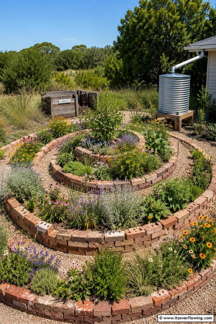 Eco Friendly Spiral Design - 30 Spiral Garden Design Ideas for Unique Outdoor Layouts