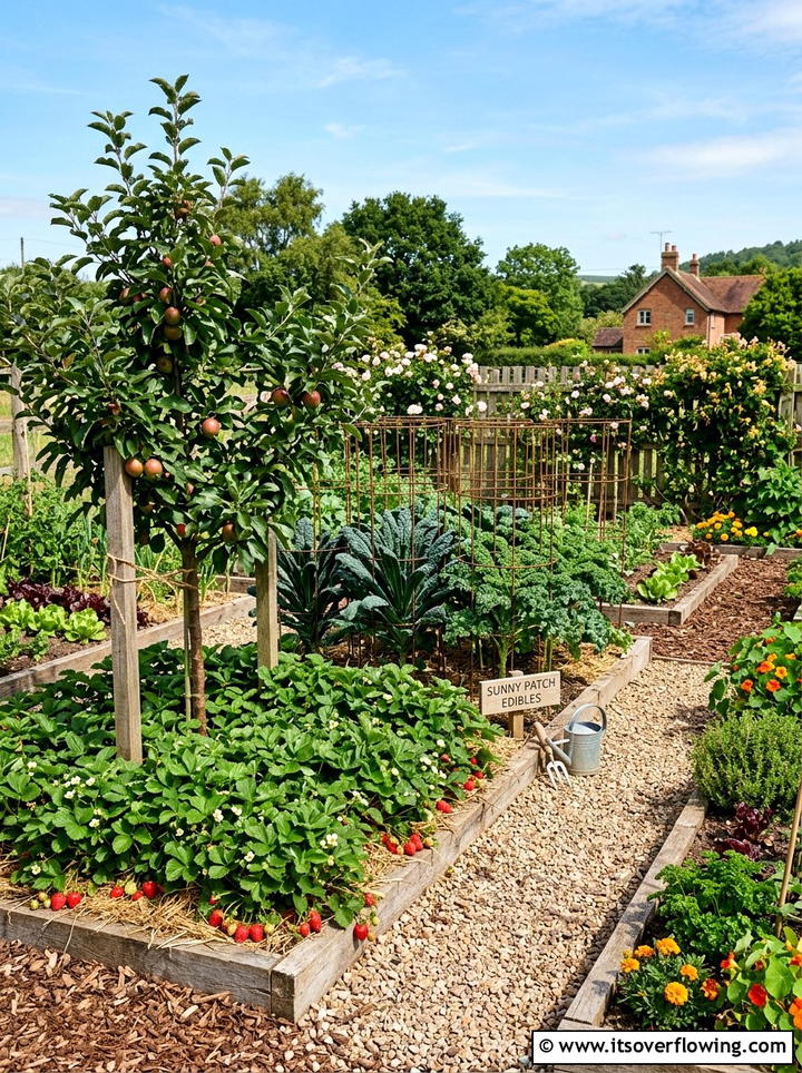 Edible Garden Layout - 25 small garden ideas with layered plants